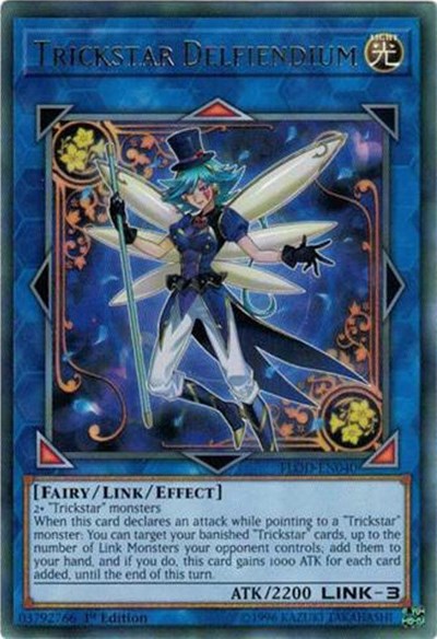 Trickstar Delfiendium (FLOD-EN040) [Flames of Destruction]