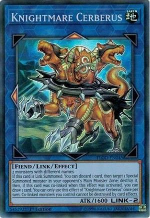 Knightmare Cerberus (FLOD-EN045) - Flames of Destruction Unlimited