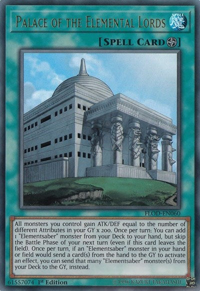 Palace of the Elemental Lords (FLOD-EN060) [Flames of Destruction]