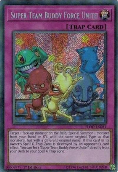 Super Team Buddy Force Unite! (FLOD-EN081) [Flames of Destruction]