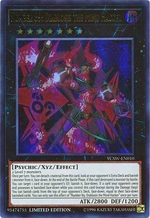 Number 89: Diablosis the Mind Hacker (YCSW-EN010) [Yu-Gi-Oh! Championship Series Prize Cards]