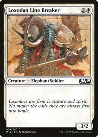 Loxodon Line Breaker (24) [Core Set 2019]