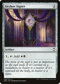 Orzhov Signet (206) [Commander Anthology Volume II]