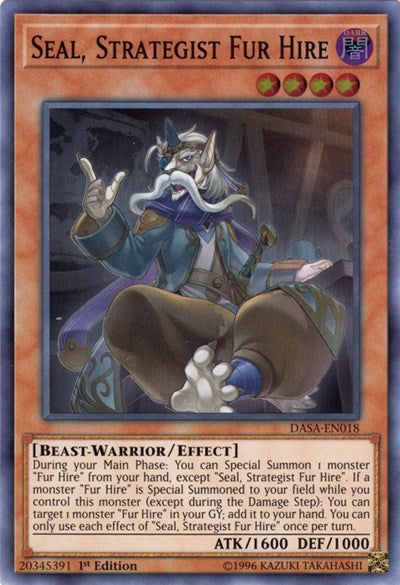 Seal, Strategist Fur Hire (DASA-EN018) [Dark Saviors]