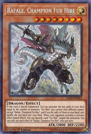 Rafale, Champion Fur Hire (DASA-EN023) - Dark Saviors 1st Edition