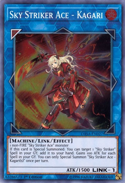 Sky Striker Ace - Kagari (DASA-EN027) [Dark Saviors]