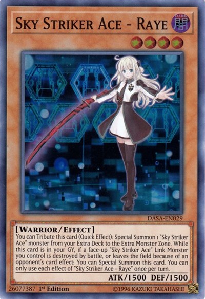 Sky Striker Ace - Raye (DASA-EN029) [Dark Saviors]