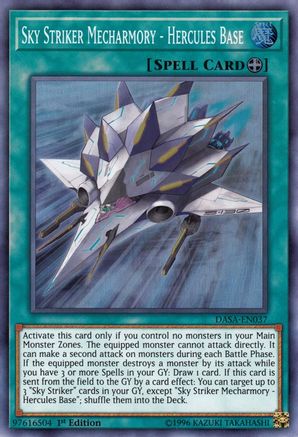 Sky Striker Mecharmory - Hercules Base (DASA-EN037) - Dark Saviors Unlimited