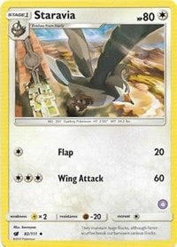 Staravia (4) (82/111) [SM Trainer Kit: Alolan Sandslash & Alolan Ninetales]