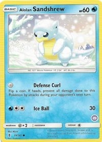 Alolan Sandshrew (29) (19/145) [SM Trainer Kit: Alolan Sandslash & Alolan Ninetales]