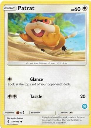 Patrat (16) 107  SM Trainer Kit Alolan Sandslash & Alolan Ninetales - Common