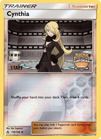 Cynthia - 119/156 (Regional Championships) [Staff] (119/156) [League & Championship Cards]