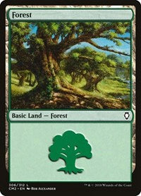 Forest (306) (306) [Commander Anthology Volume II]