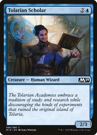 Tolarian Scholar (80) [Core Set 2019]