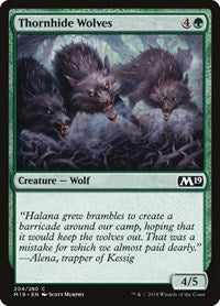 Thornhide Wolves (204) [Core Set 2019]