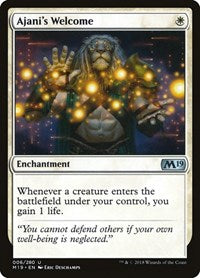 Ajani's Welcome (6) [Core Set 2019]