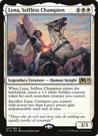 Lena, Selfless Champion (21) [Core Set 2019]