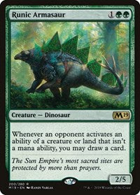Runic Armasaur (200) [Core Set 2019]
