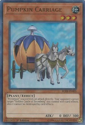 Pumpkin Carriage (BLRR-EN005) - Battles of Legend: Relentless Revenge 1st Edition