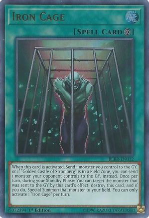 Iron Cage (BLRR-EN012) - Battles of Legend: Relentless Revenge 1st Edition