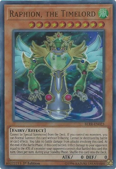 Raphion, the Timelord (BLRR-EN023) [Battles of Legend: Relentless Revenge]