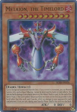 Metaion, the Timelord (BLRR-EN026) - Battles of Legend: Relentless Revenge 1st Edition