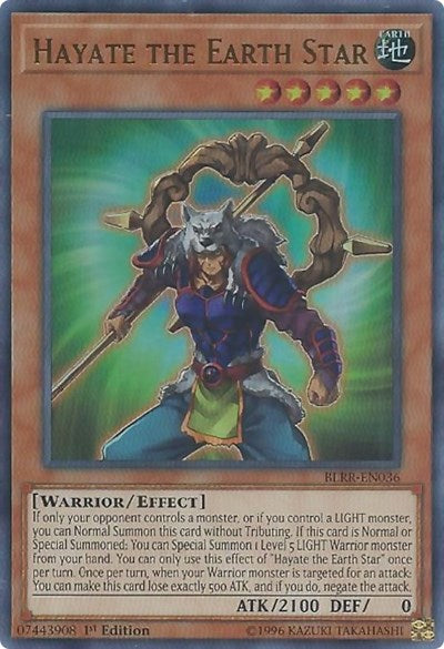 Hayate the Earth Star (BLRR-EN036) [Battles of Legend: Relentless Revenge]