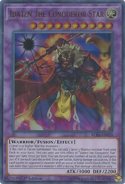 Idaten the Conqueror Star (BLRR-EN039) [Battles of Legend: Relentless Revenge]