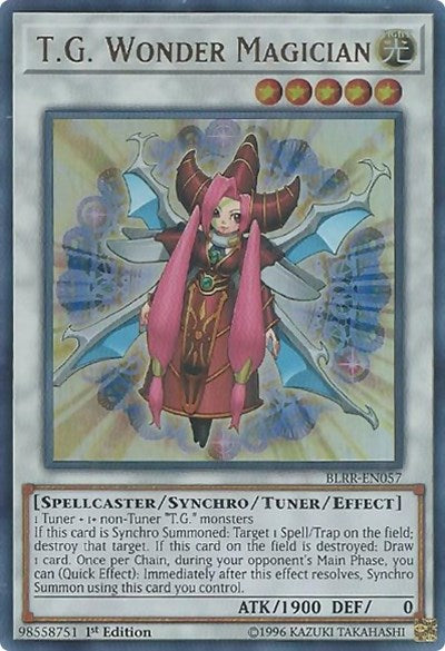 T.G. Wonder Magician (BLRR-EN057) [Battles of Legend: Relentless Revenge]