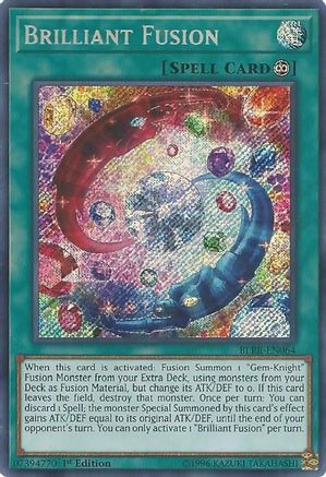 Brilliant Fusion (BLRR-EN064) - Battles of Legend: Relentless Revenge 1st Edition