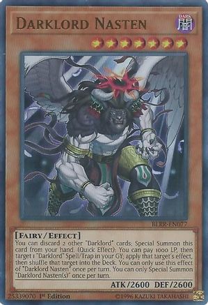 Darklord Nasten (BLRR-EN077) - Battles of Legend: Relentless Revenge 1st Edition