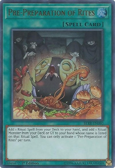 Pre-Preparation of Rites (BLRR-EN090) [Battles of Legend: Relentless Revenge]