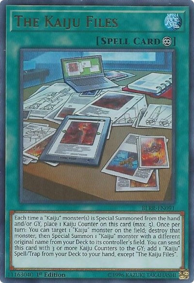 The Kaiju Files (BLRR-EN091) [Battles of Legend: Relentless Revenge]