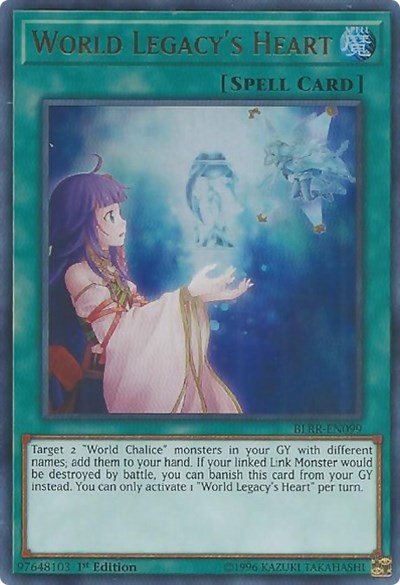 World Legacy's Heart (BLRR-EN099) [Battles of Legend: Relentless Revenge]