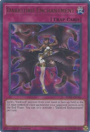 Darklord Enchantment (BLRR-EN103) - Battles of Legend: Relentless Revenge 1st Edition