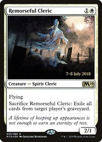 Remorseful Cleric (33) [Prerelease Cards]