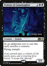 Demon of Catastrophes (91) [Prerelease Cards]