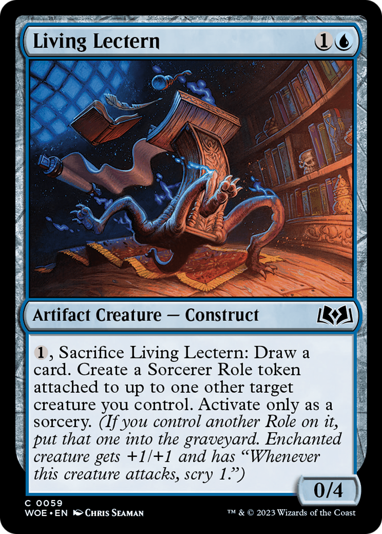 Living Lectern (WOE-059) - Wilds of Eldraine Foil