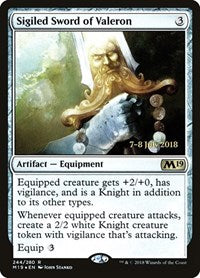 Sigiled Sword of Valeron (244) [Prerelease Cards]