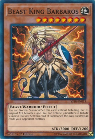 Beast King Barbaros (YS18-EN013) [Starter Deck: Codebreaker]