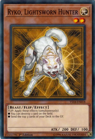 Ryko, Lightsworn Hunter (YS18-EN018) [Starter Deck: Codebreaker]