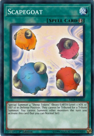 Scapegoat (YS18-EN023) [Starter Deck: Codebreaker]