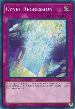 Cynet Regression (YS18-EN033) - Starter Deck: Codebreaker 1st Edition
