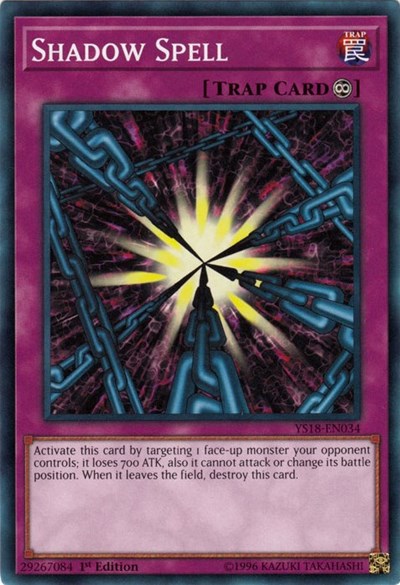 Shadow Spell (YS18-EN034) [Starter Deck: Codebreaker]