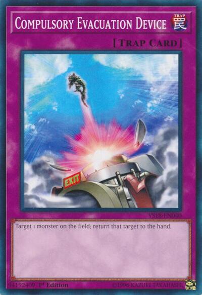 Compulsory Evacuation Device (YS18-EN040) [Starter Deck: Codebreaker]