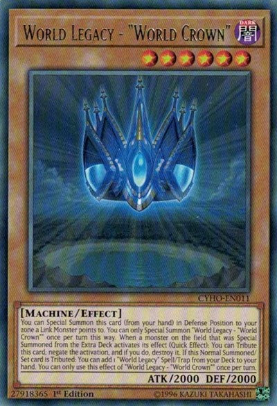 World Legacy - "World Crown" (CYHO-EN011) [Cybernetic Horizon]