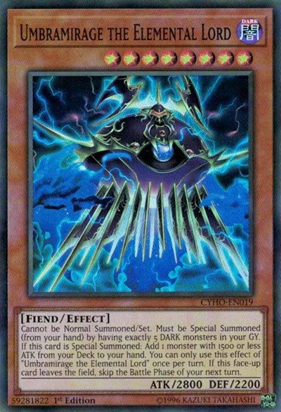 Umbramirage the Elemental Lord (CYHO-EN019) [Cybernetic Horizon]