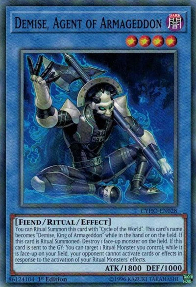 Demise, Agent of Armageddon (CYHO-EN028) [Cybernetic Horizon]