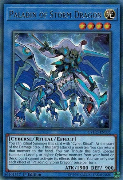 Paladin of Storm Dragon (CYHO-EN031) [Cybernetic Horizon]