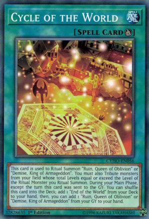 Cycle of the World (CYHO-EN056) - Cybernetic Horizon 1st Edition